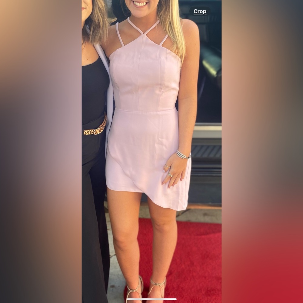 Amanda Uprichard pink semi dress